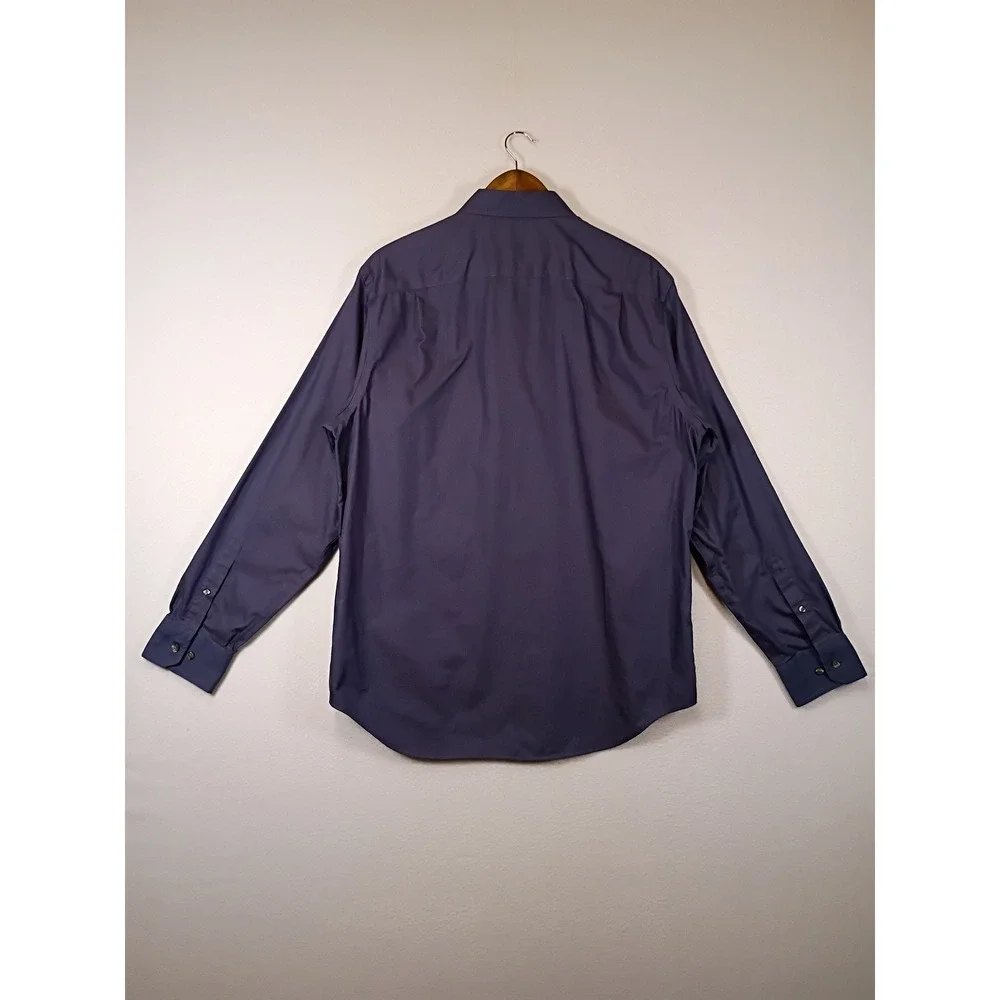 Professional Banana Republic Mens Large Purple Non Iron Classic Fit Dress Shirt
